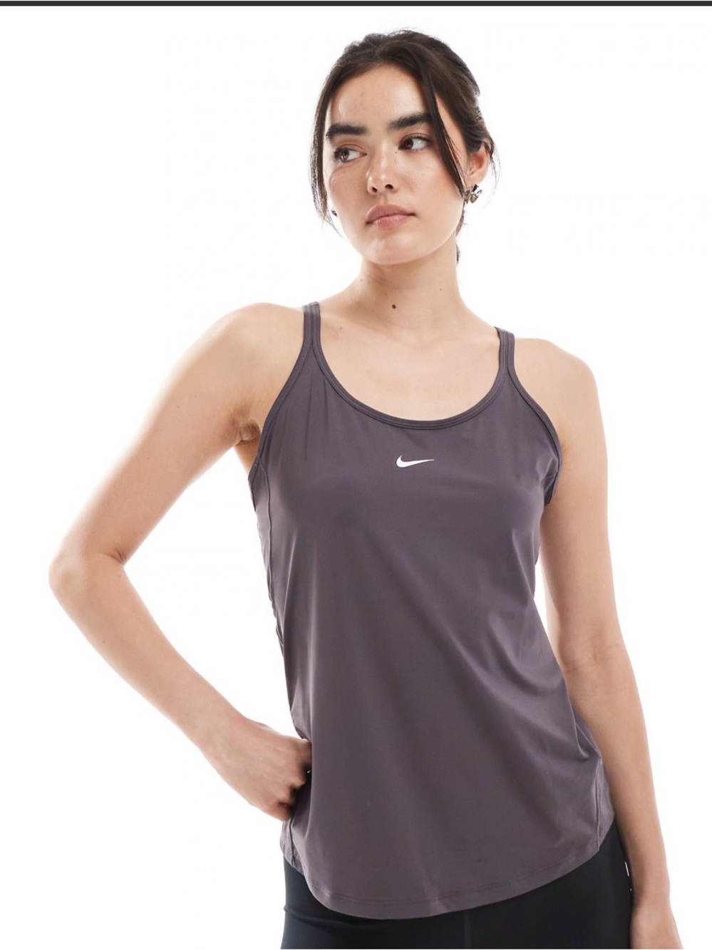Nike Gray Racerback Athletic Tank Top